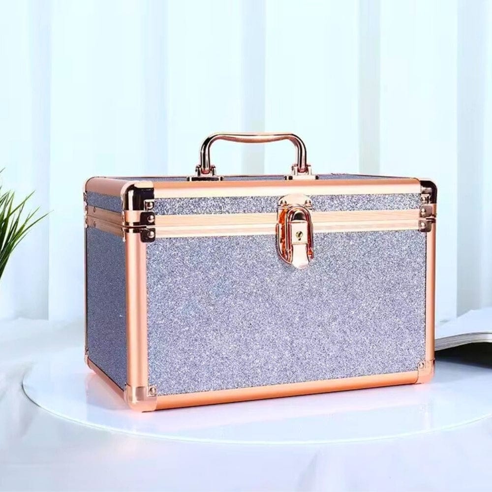 Vanity Vanity Paillette Argent à finitions dorées