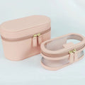 Vanity Trousse De Toilette Rigide Ensemble Rose