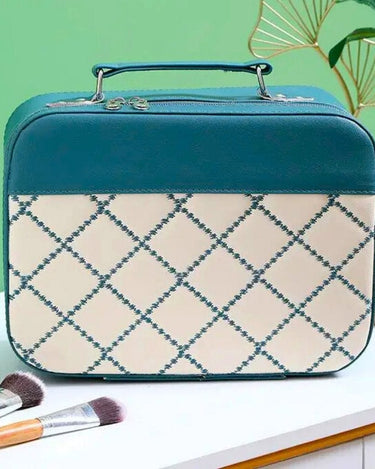 Vanity Vanity Valise Maquillage Bleu vert vive / 22cm