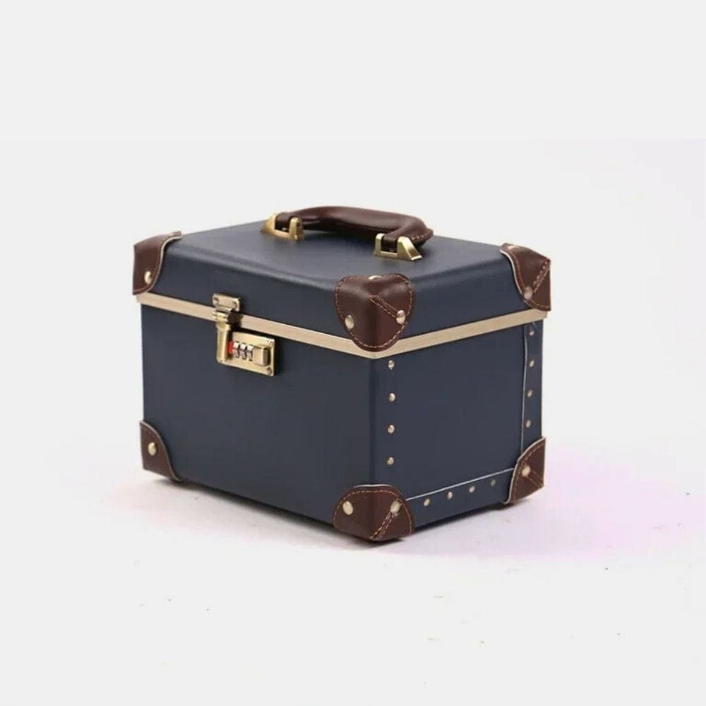 Vanity Vintage Vanity Case Bleu rétro