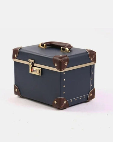 Vanity Vintage Vanity Case Bleu rétro
