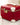 Vanity Vintage Vanity Case Rouge et Blanc