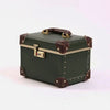 Vanity Vintage Vanity Case Vert militaire et marron